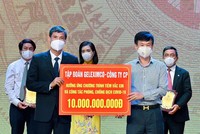 Geleximco và ABBank ủng hộ 20 tỷ đồng vào quỹ Vaccine phòng, chống Covid-19 của Hà Nội
