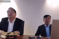 Ông Nguyễn Việt Anh (trái) và ông Nguyễn Thúc Anh Thi 