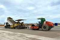 Tracodi thi công đường lăn sân bay Phan Thiết