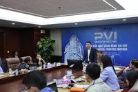 Ông Nguyễn Tuấn Tú, Tổng giám đốc PVI trao đổi tại Hội nghị