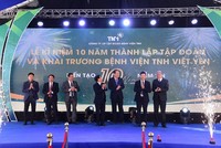 TNH kỷ niệm 10 năm hoạt động và khai trương bệnh viện TNH Việt Yên. Ảnh: Dũng Minh