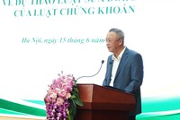 Ông Bùi Hoàng Hải - Phó chủ tịch UBCKNN phát biểu tại hội thảo