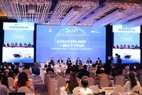 Toàn cảnh phiên thảo luận thứ 2 tại Hội nghị Logistics Việt Nam năm 2024 (Ảnh: Lê Toàn)