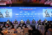 Toàn cảnh phiên thảo luận đầu tiên tại Diễn đàn M&A 2025 (Ảnh: Lê Toàn) 