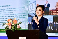 Bà Trần Diễm My, Phó chủ tịch HĐQT Five Star Group (Ảnh: Lê Toàn)