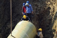 Vinaconex đã phải chi hàng chục tỷ đồng để khắc phục sự cố vỡ đường ống nước
