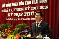 Ông Nguyễn Hồng Diên được bầu giữ chức danh Chủ tịch UBND tỉnh Thái Bình