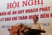 Thứ trưởng Bộ TT&TT Trương Minh Tuấn công bố nội dung Quy hoạch báo chí đến năm 2025