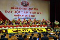 Đại hội Đảng bộ tỉnh Lạng Sơn, nhiệm kỳ 2015-2020