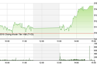 Phiên chiều 6/1: Dòng tiền nhập cuộc, VN-Index có phiên tăng đầu tiên năm 2016