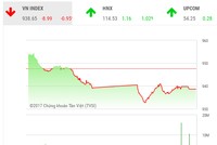 Phiên chiều 7/12: Nhà đầu tư thận trọng, VN-Index tiếp tục giảm mạnh