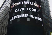 Cổ phiếu Cavico chính thức được niêm yết tại sàn Nasdaq từ ngày 18/9/2009.