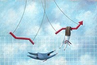 Nhiều NĐT tranh mua với hy vọng thị trường tiếp tục tăng mạnh đã bị "mắc cạn" khi đà tăng của thị trường bất ngờ gián đoạn - Ảnh minh họa: Corbis
