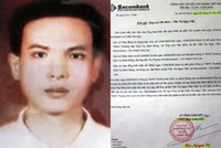 Nguyễn Hoàng Ngân bị Công an TP.HCM truy nã về hành vi lừa đảo chiếm đoạt tài sản (ảnh trái). Văn bản Ngân hàng Sacombank đề nghị ông M. trả khoản nợ vay 2,8 tỷ đồng cùng lãi suất