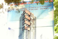 Trên tấm biển giới thiệu Dự án VP5 vẫn có tên Công ty Thành Nam