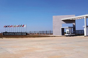 Khu công nghiệp Thilawa đang được triển khai ngay cạnh cảng biển mà FECON có công trình thi công