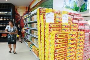 Các thương hiệu bia nội như, Bia Hà Nội, Bia Sài Gòn... đang chiếm thị phần lớn  