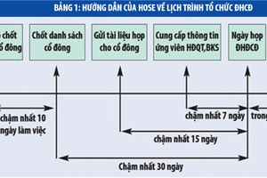 Rủi ro với ĐHCĐ bất thường!