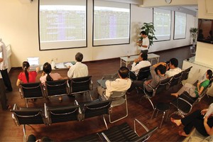 VN-Index hôm qua bật tăng đã làm dịu áp lực giải chấp