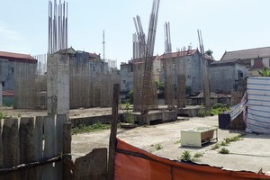 Dự án Khu nhà ở kinh doanh tại phố Thượng Thụy (phường Phú Thượng, Tây Hồ, Hà Nội) của Housing Group sau gần 7 năm triển khai.