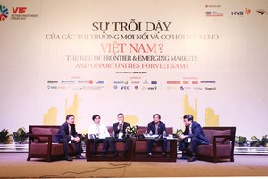 Đại diện các DN hàng đầu tham gia thuyết trình cơ hội đầu tư vào DN mình.