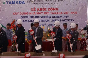 Tamada Việt Nam khởi công xây dựng Nhà máy tại Khu công nghiệp Đình Vũ (DVIZ)
