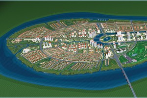 Phối cảnh Dự án Khu đô thị sinh thái Đại Phước, huyện Nhơn Trạch, tỉnh Đồng Nai