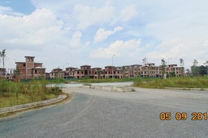 Dự án Nam An Khánh của SUDICO đang được đầu tư hàng trăm tỷ đồng hoàn thiện hệ thống hạ tầng