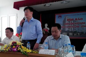 Công ty Cổ phần đầu tư Thành Đô họp báo khởi công dự án Khu nhà ở xã hội Tuệ Tĩnh (TD’Home) tại Khu đô thị mới Tuệ Tĩnh (TP.Hải Dương).