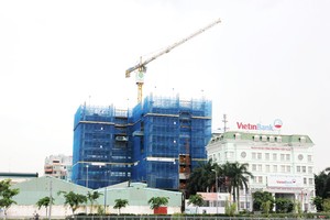 Khu căn hộ Icon 56 đang mở bán những căn hộ giai đoạn gần cuối - Ảnh: Lê Toàn