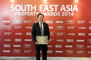 Lãnh đạo Nam Long nhận Giải thưởng South East Asia Property Awards 2014