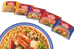 Kinh Đô cho ra đời sản phẩm mì ăn liền Đại Gia Đình với 5 hương vị thuần Việt