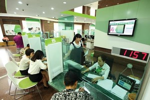 Vietcombank hiện sở hữu cổ phần của 5 tổ chức tín dụng. Ảnh: Đức Thanh