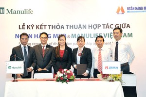 Mới đây, Manulife Việt Nam đã ký kết hợp tác phân phối sản phẩm với MHB