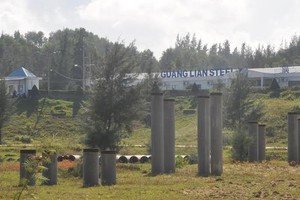 UBND tỉnh Quảng Ngãi đề xuất Bộ Kế hoạch Đầu tư hai phương án xử lý Dự án Nhà máy thép Guang Lian Dung Quất