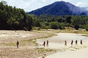 Sông Vàng chảy qua huyện Đông Giang