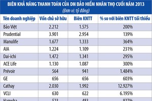 Cần áp vốn dựa trên cơ sở rủi ro bảo hiểm