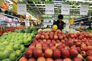 CPI tháng 1/2015 giảm 0,2% so với tháng trước, là mức tăng thấp nhất trong nhiều năm qua