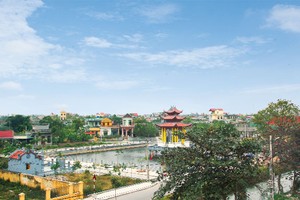 Bộ mặt của xã nông thôn mới Đông Phương đang thay đổi từng ngày