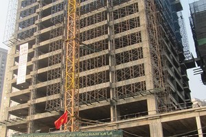 Dự án Nam Xa La đã chậm bàn giao 10 tháng nhưng đến nay nhiều hạng mục vẫn chưa hoàn thành