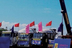 Cienco4 thi công cao tốc Đà Nẵng - Quảng Ngãi