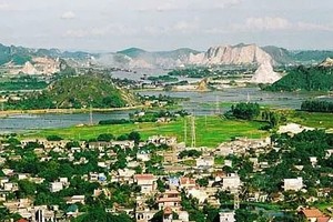 Khu đô thị sinh thái được xây dựng sẽ góp phần đưa huyện Kinh Môn trở thành thị xã