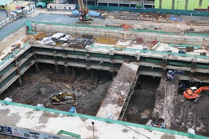 Dự án CT4 Vimeco đang triển khai phần hầm