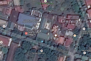 Công ty TM - DV Tràng Thi nắm trong tay khu đất vàng ở vị trí trung tâm Thủ đô