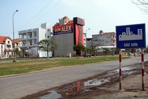 Theo quy hoạch được duyệt, diện tích đô thị vệ tinh Sóc Sơn là 5.459 ha, dự báo dân số đến 2030 là 247.000 người.