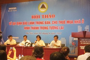 Câu trả lời của đại diện các cơ quan quản lý liên quan đến việc bảo lãnh nhà ở hình thành trong tương lai chưa giải tỏa hết thắc mắc của doanh nghiệp, người mua nhà