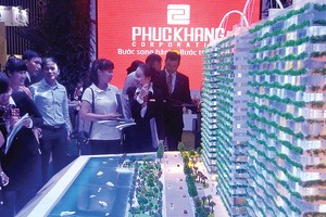 Phúc Khang có gian hàng hoành tráng nhất tại Vietbuild năm nay.
Ảnh: Trung Kiên