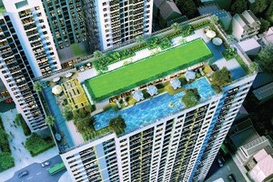 Dự án The GoldView tích cực “khoe” không gian xanh của dự án