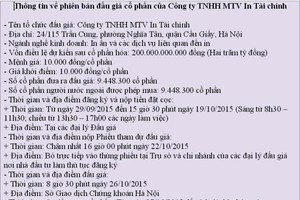 Ngày 26/10, Công ty In Tài chính sẽ IPO 9,4 triệu cổ phần