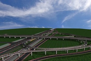 Thiết kế tổng thể nút giao cầu Thanh Trì - Quốc lộ 5